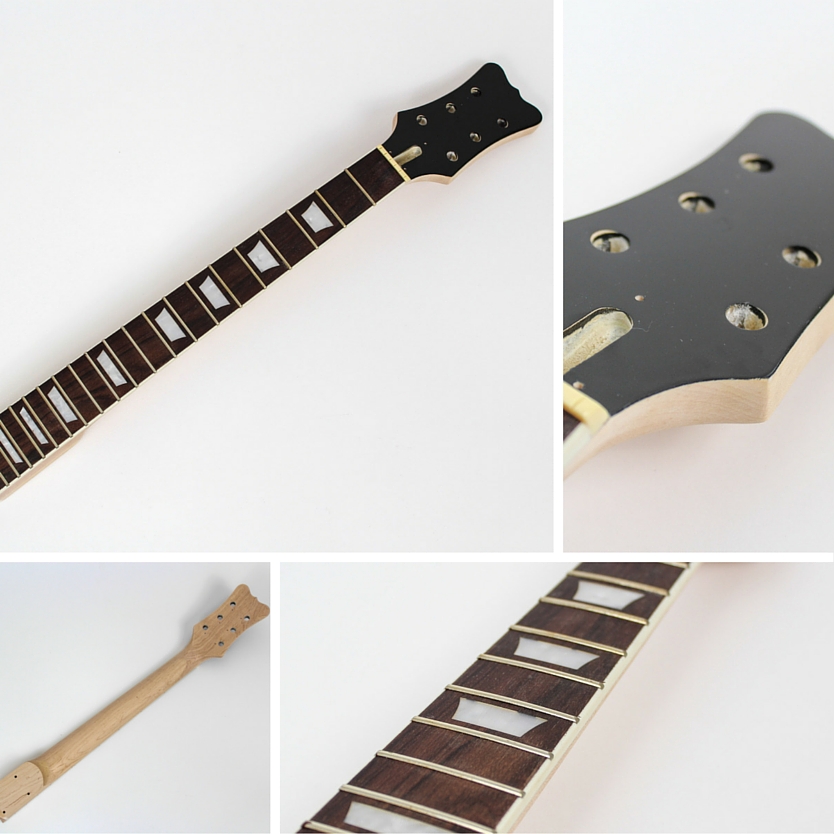 Les Paul Style Guitar Kit Cherry Burst Diy Guitars - Diy Les Paul Neck Strap